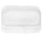 Detroit Forming Clear Hinged OPS Food Container with Bar Lock Closure – 5" x 2" x 2" (250/Case)