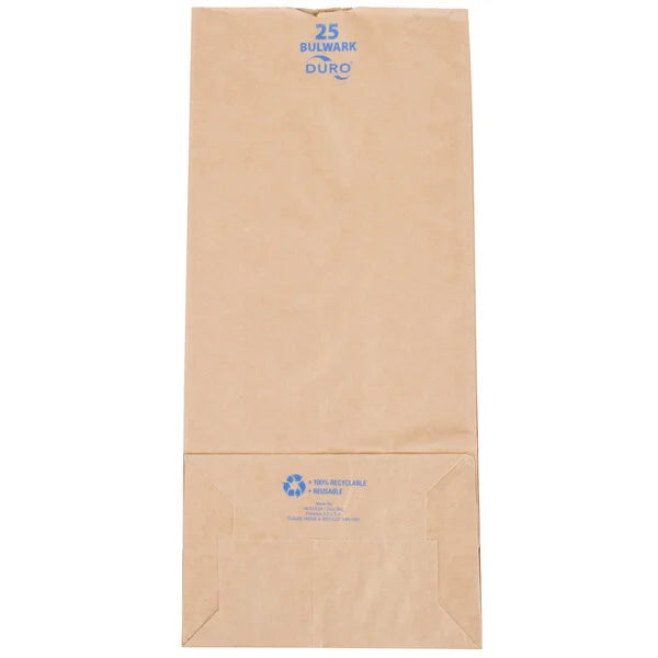 Duro Bulwark Extra Heavy-Duty Natural Kraft Paper Bags