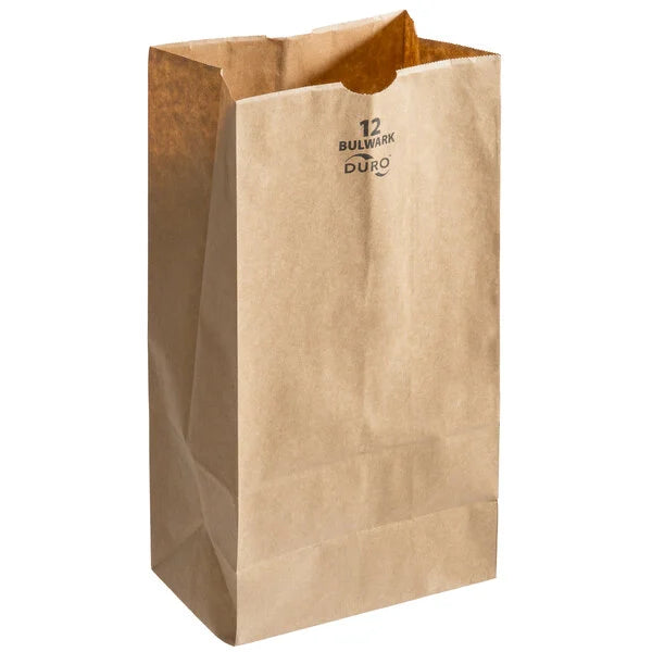 Duro Bulwark Extra Heavy-Duty Natural Kraft Paper Bags