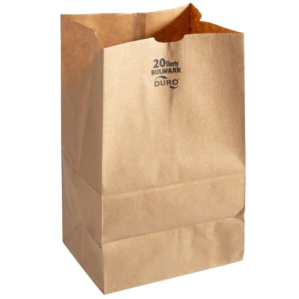 Duro Bulwark Extra Heavy-Duty Natural Kraft Paper Bags