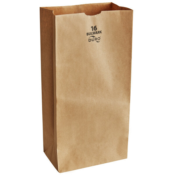 Duro Bulwark Extra Heavy-Duty Natural Kraft Paper Bags