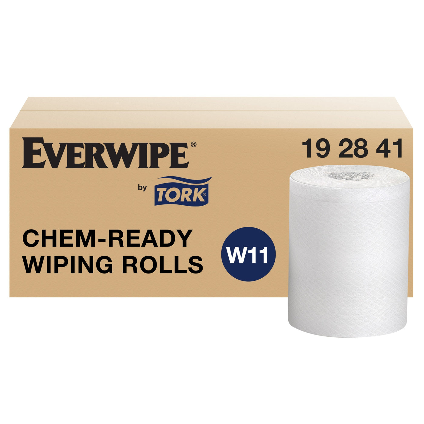 Tork Chem-Ready Wiping Roll 12X10.5 Paper White — Case of 6 (192841)