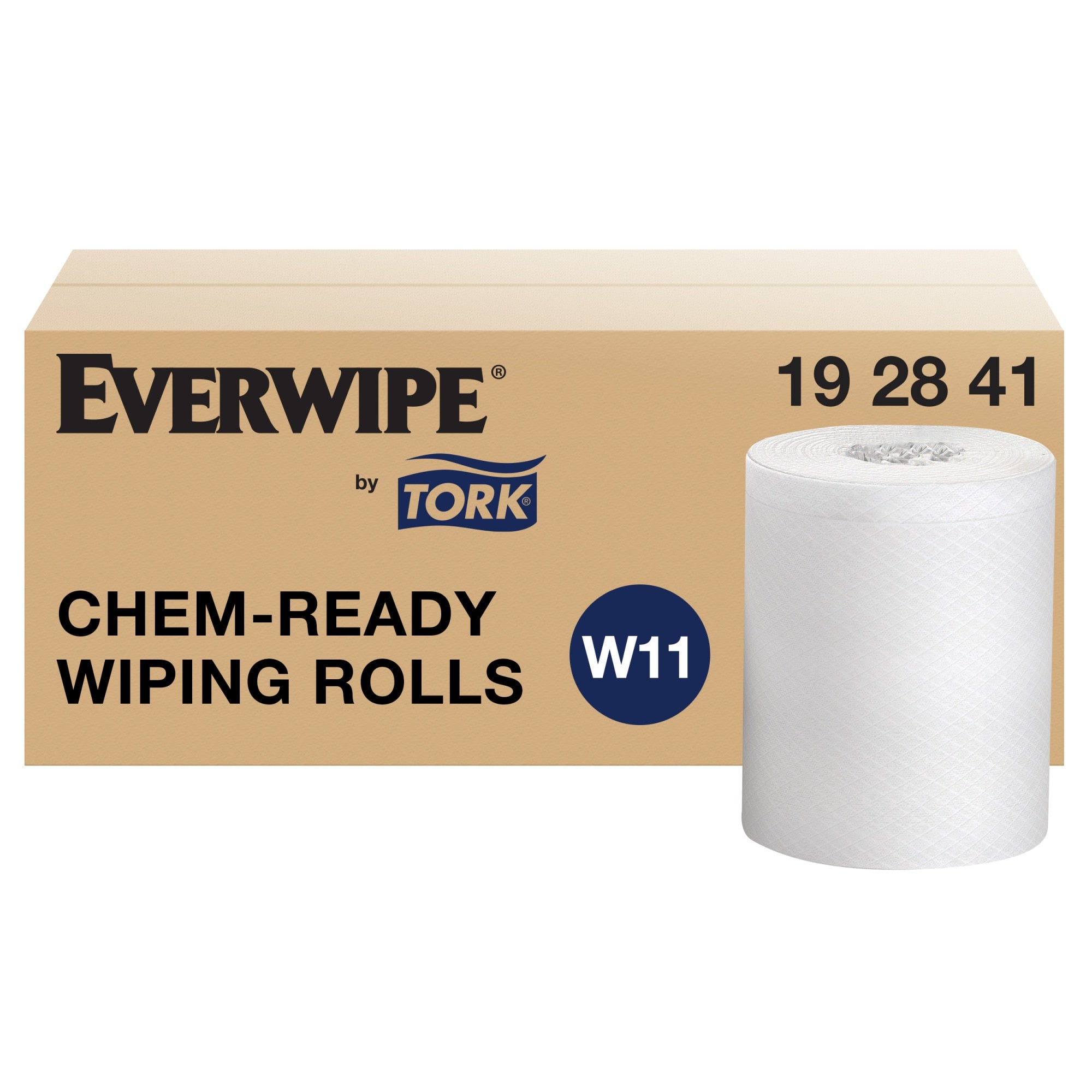Tork Chem-Ready Wiping Roll 12X10.5 Paper White — Case of 6 (192841)