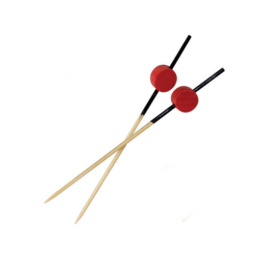 Bamboo Pick Black End With Red Bead - 3.5in - 2000 Pcs