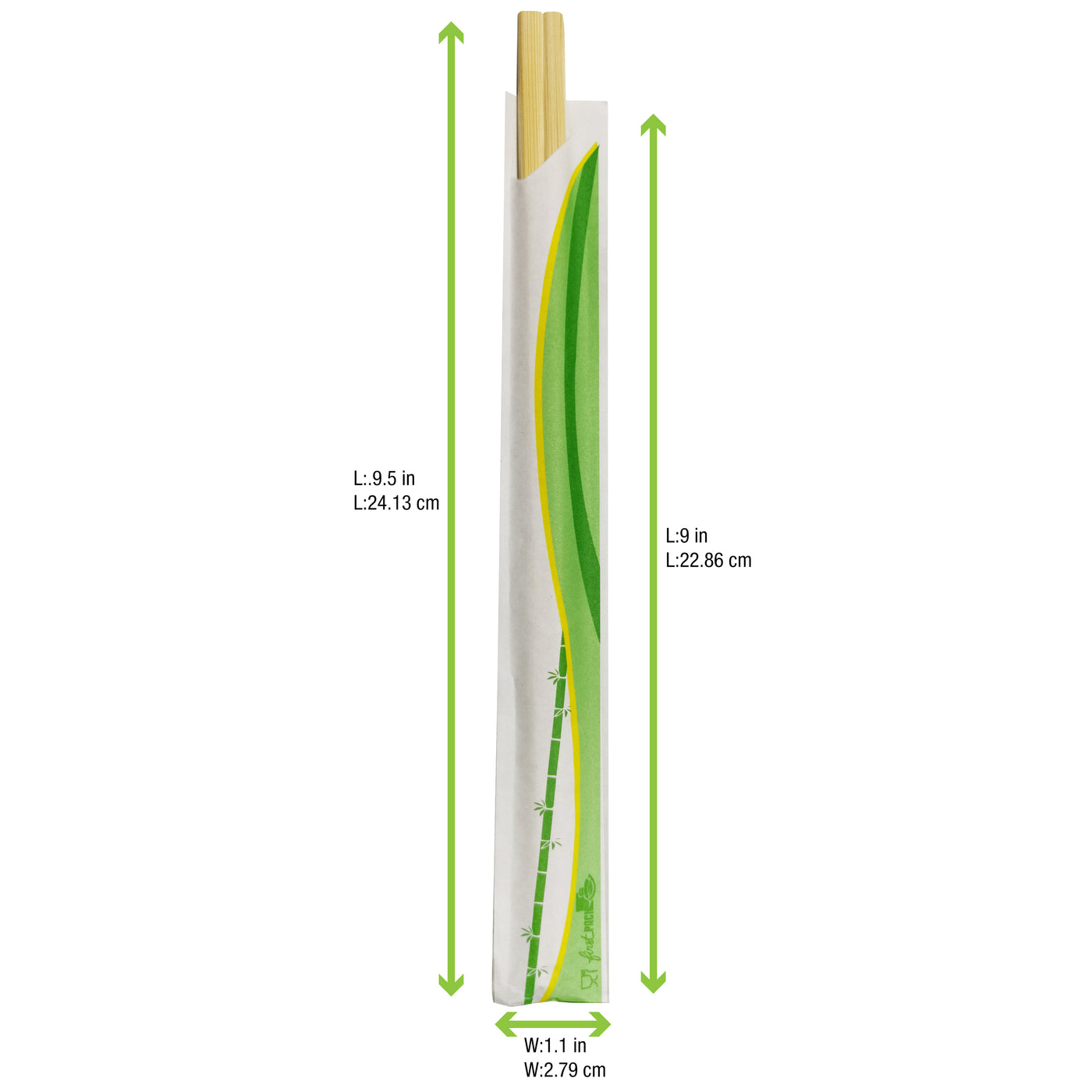 Bamboo Chopsticks - 9.5in - 2000 Pcs