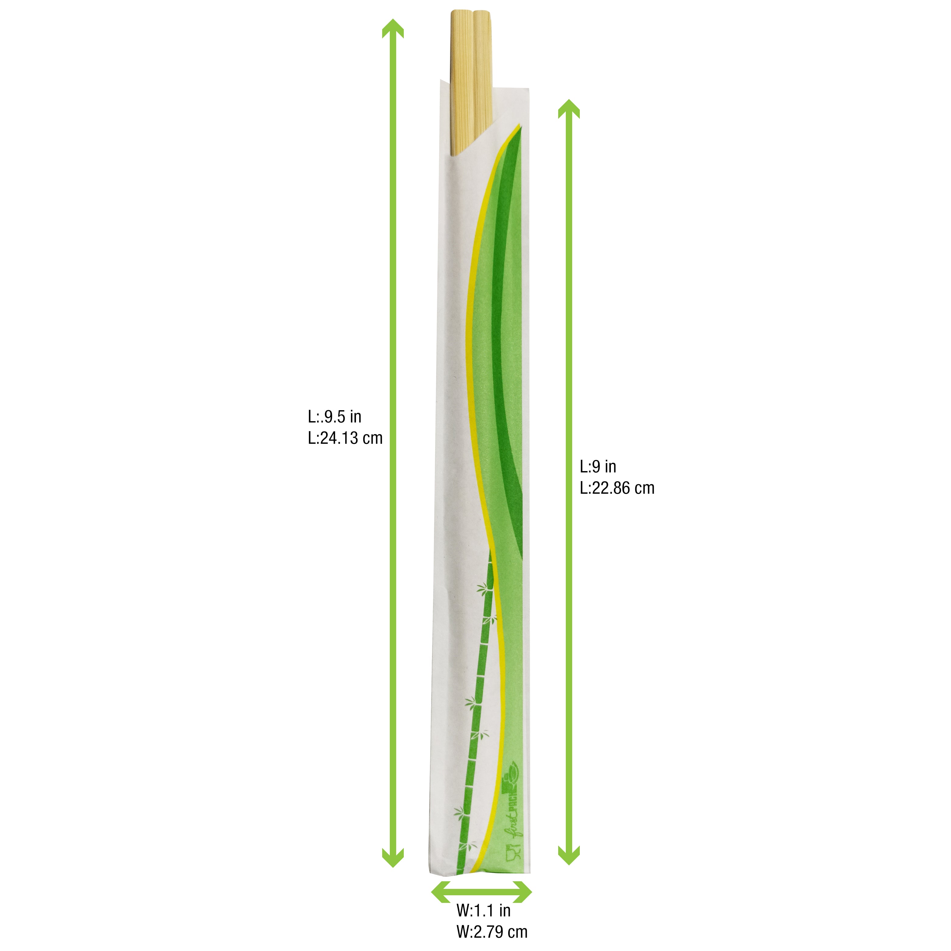 Bamboo Chopsticks - 9.5in - 2000 Pcs