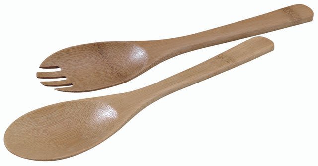 Bamboo 2 Piece Serving Set - L:10in