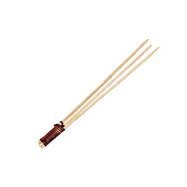 Bamboo 3-Prong Skewer with Tied End 3.1in - 2000 pcs case