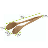 Bamboo Serving Tongs - L:10in - 50 Pcs.
