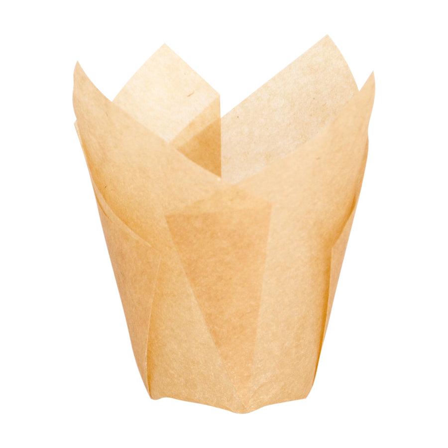 Tulip Golden Brown Silicone Baking Cup - 1.25oz D:1.2in - 1000 Pcs