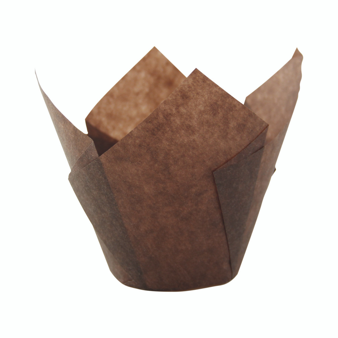 Tulip Dark Brown Silicone Baking Cup - 3oz D:1.8in - 1000 Pcs