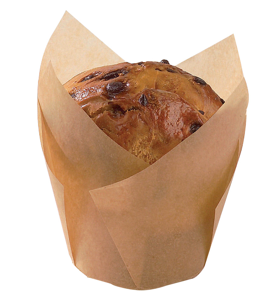Tulip Golden Brown Silicone Baking Cup - 3oz D:1.8in - 1000 Pcs