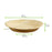 Palm Leaf Bowl / Plate - 16oz D:7in H:1in - 100 Pcs