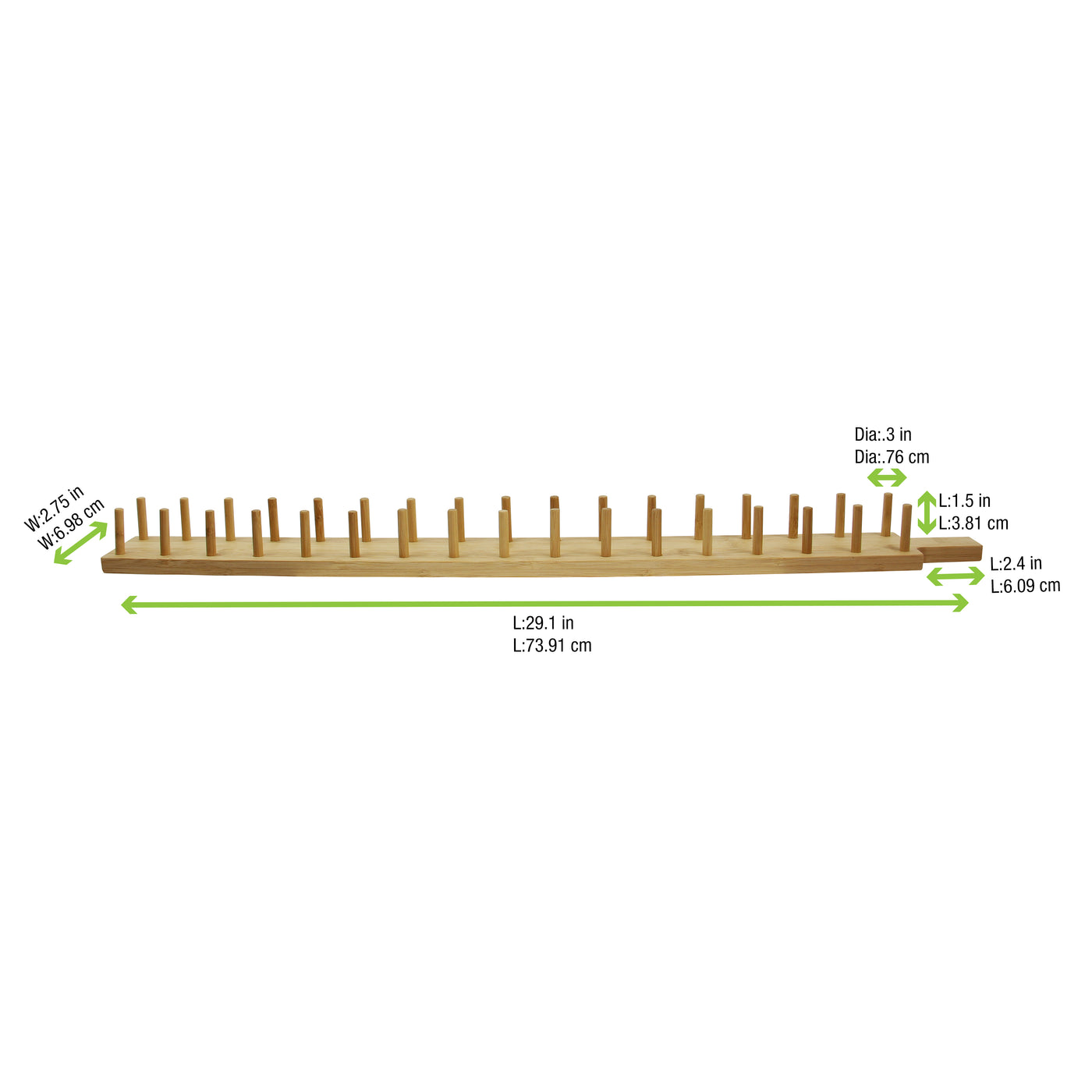 Taco Holder For 16 Tacos - L:29.1 X W:2.75in 6 Pcs/Cs