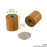 Bamboo Mini Reusable Salt & Pepper Set (Prefilled) - 3.5oz D:0.7in H:0.75in - 100 pcs