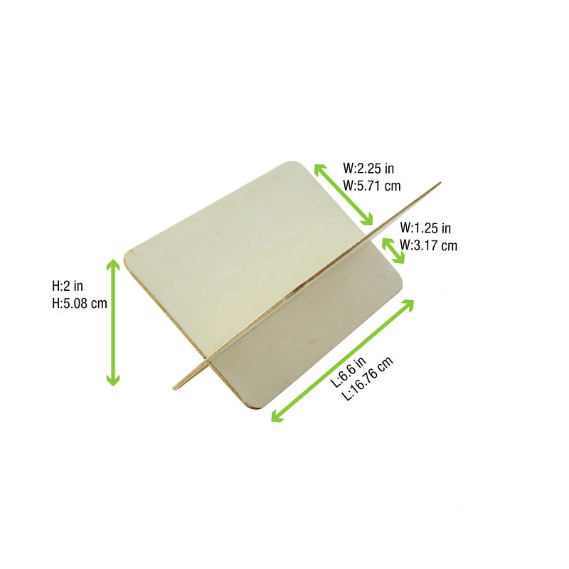 Taco Holder - L:6.6in X H: 2in 100 Pcs/Cs
