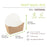 Kraft Bagel Box 2 oz – 4.7" x 4.7" x 1.75" (1000/Case)