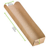 Kraft Hot Dog Tray - L:9.75 X W:2.1in H:1.3in 1000 Trays
