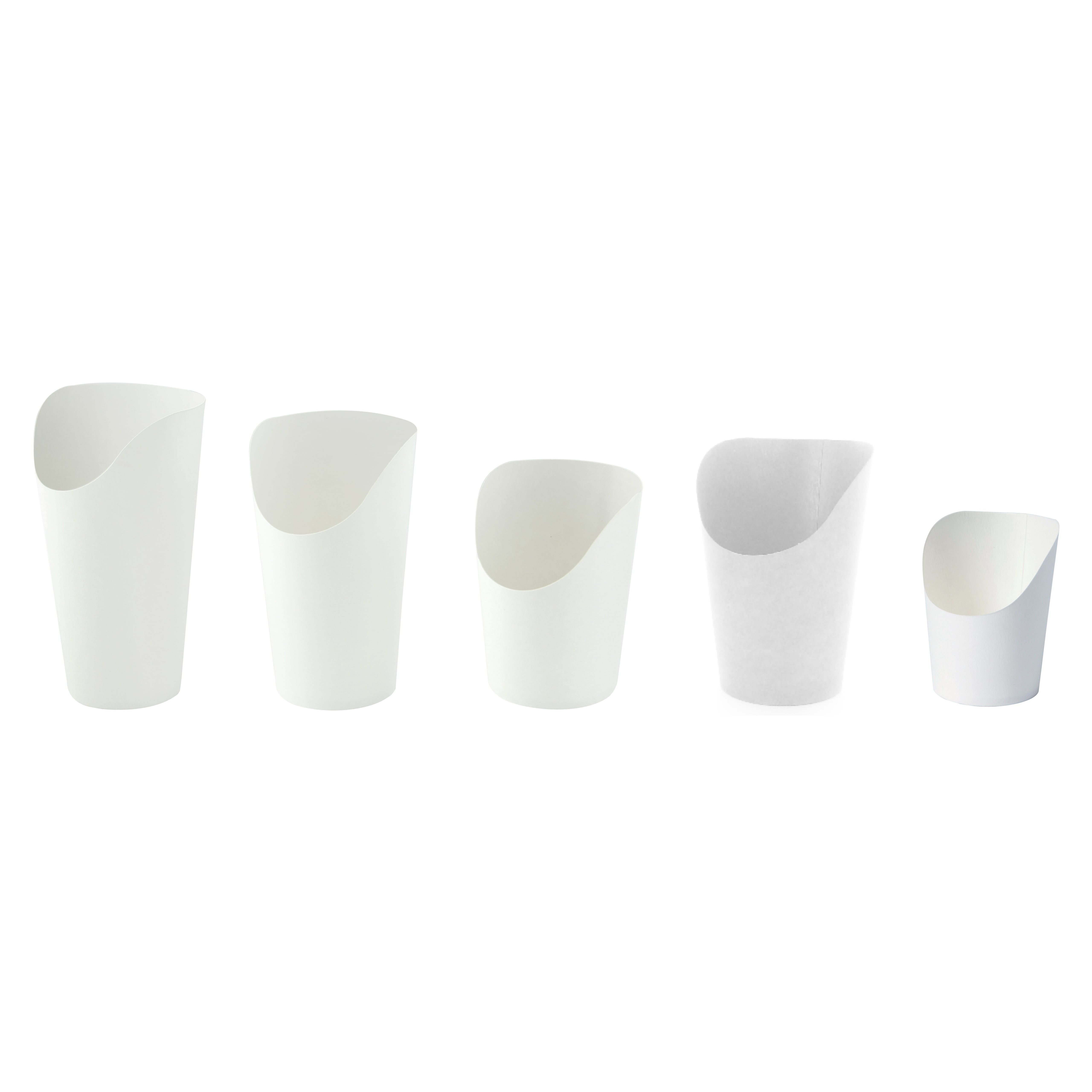 White Wrap Cup - 6oz D:3in H:3.9in - 1000 Pcs