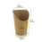 Kraft Wrap Cup - 6oz D:3in H:3.9in - 1000 Pcs