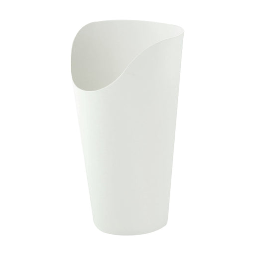 White Kraft Wrap Cup - 14oz H:6.3 D:2.36in - 1000 Pcs