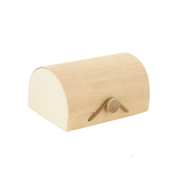 Rectangular Wood Box For 3 Macarons With Latch - 4.2 X 3 X 2.25in - 100 Pcs