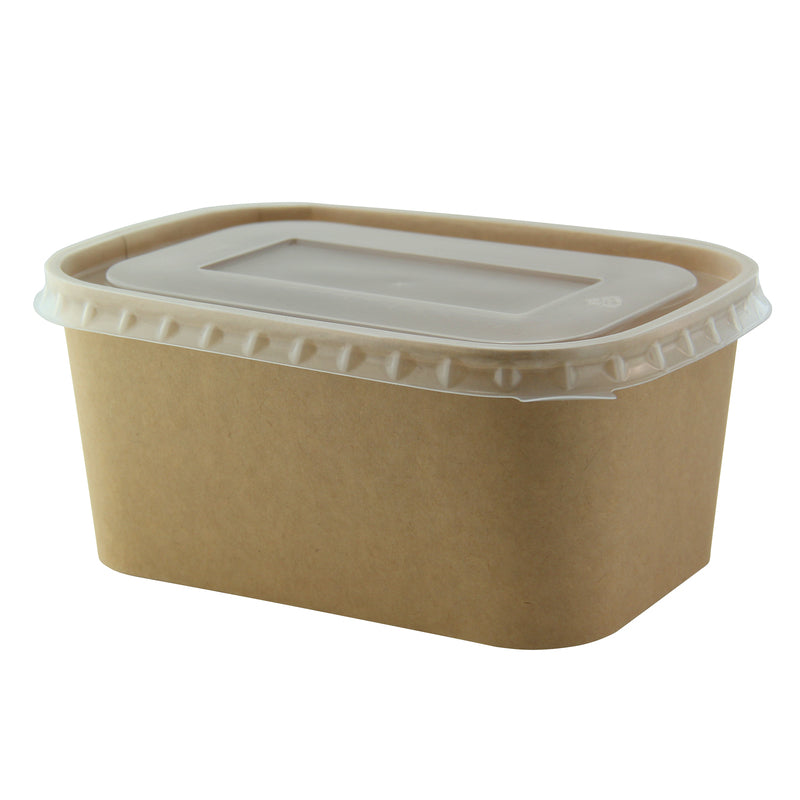 Rectangular PP Lid For The 210PCREC Range - L:6.8in W:4.8in H:0.2in - 200 Pcs