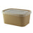 Rectangular Kraft Meal Box With Lamination - 32oz L:6.8in W:4.8in H:3in - 200 Pcs