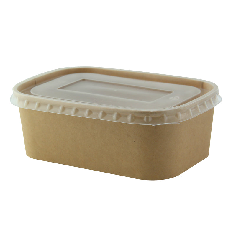 Rectangular PP Lid For The 210PCREC Range - L:6.8in W:4.8in H:0.2in - 200 Pcs