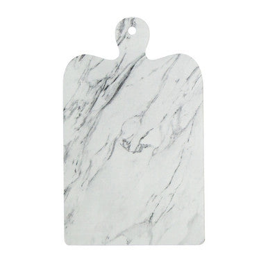 Disposable Charcuterie Board – 11.6" x 7.1" Wood & Marble Print Cardboard Serving Plank