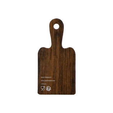 Disposable Charcuterie Board – 3.9" x 2" Wood & Marble Print Cardboard Serving Plank