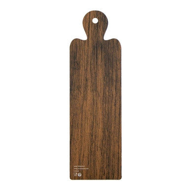 Disposable Charcuterie Board – 11.6" x 3.5" Wood & Marble Print Cardboard Serving Plank