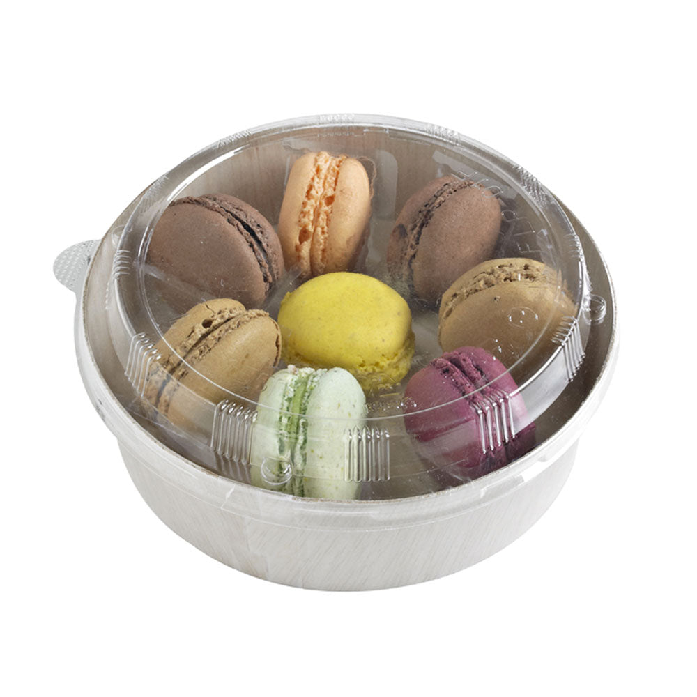 Round Wooden Bowl -24oz Dia:5.9in H:1.77in 100 Pcs/Cs