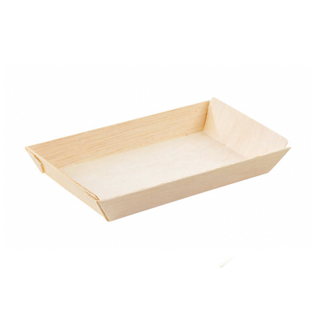 Rectangular Samurai Wooden Dish -5oz L:5.15 X W:2.55 X H:.7in 100 Pcs/Cs
