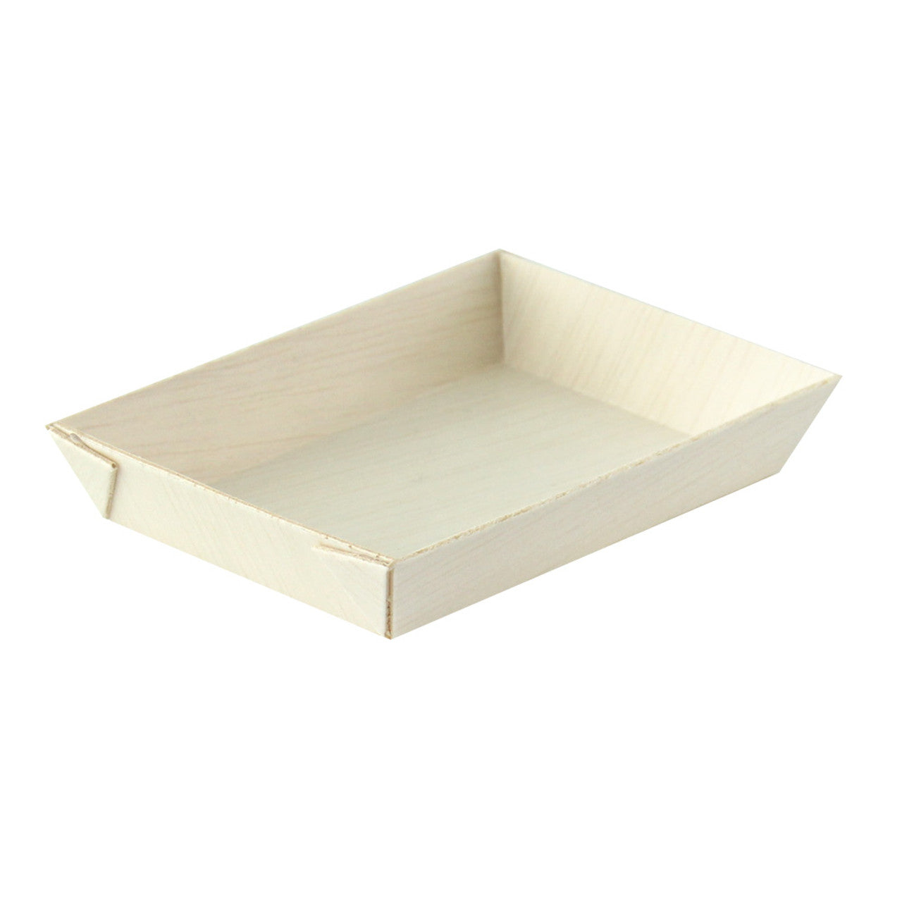 Samurai Mini Rectangular Wooden Tray - L:3.4 X W:2.4 X H:.6in 200 Pcs/Cs