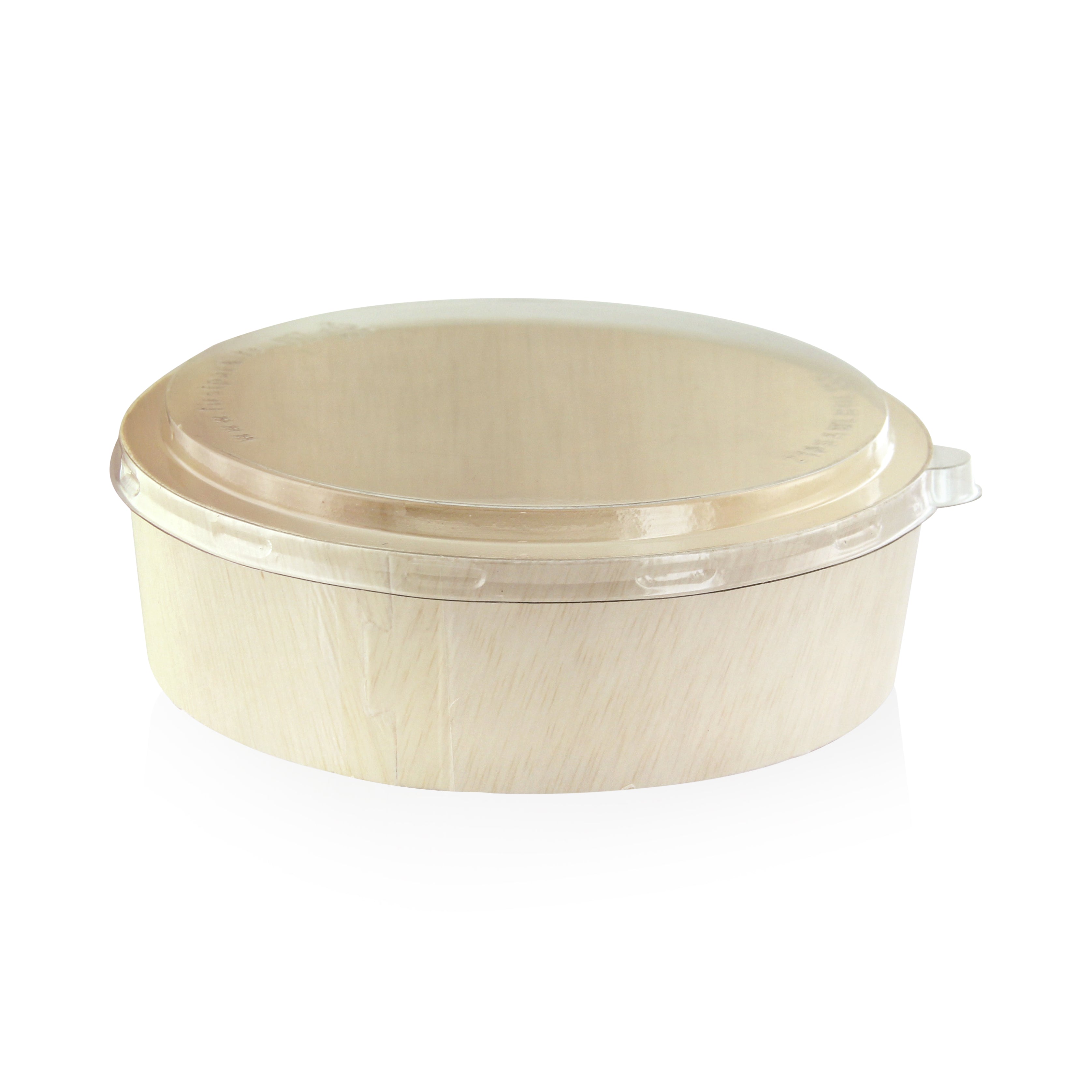 Round Wooden Bowl -24oz Dia:5.9in H:1.77in 100 Pcs/Cs