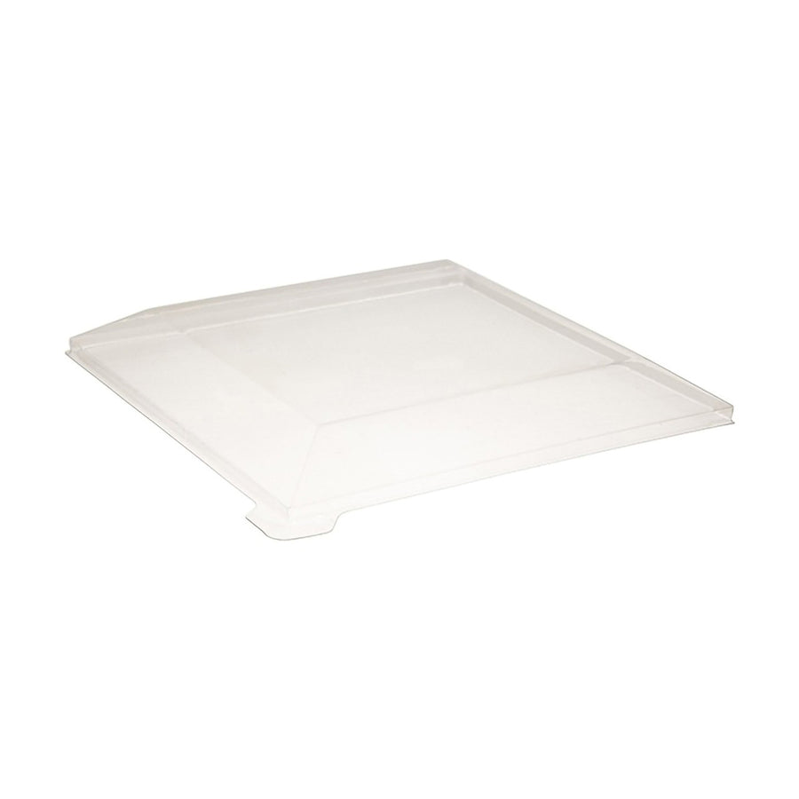 Clear PET Lid For 210SAMBQ170 - L:6.8 X W:6.8 X H:.8in 100 Pcs/Cs
