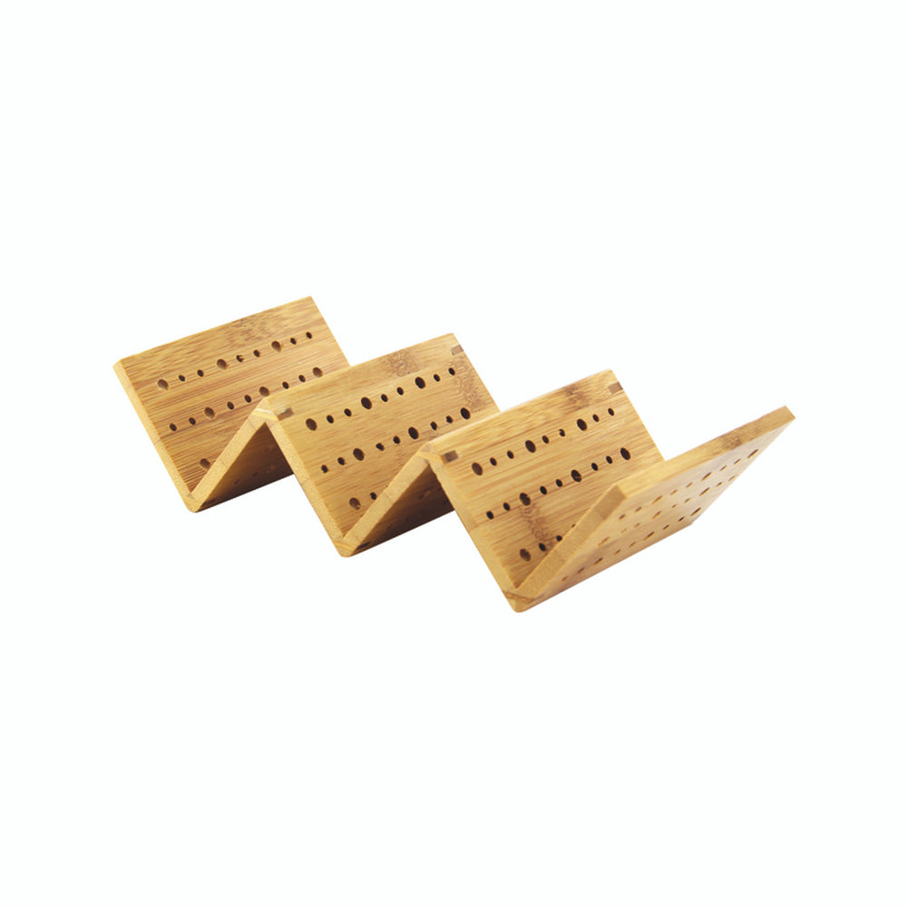 Bamboo Taco Holder For 3 Tacos - L:2.25 X W:4:4in 5 Pcs/Cs