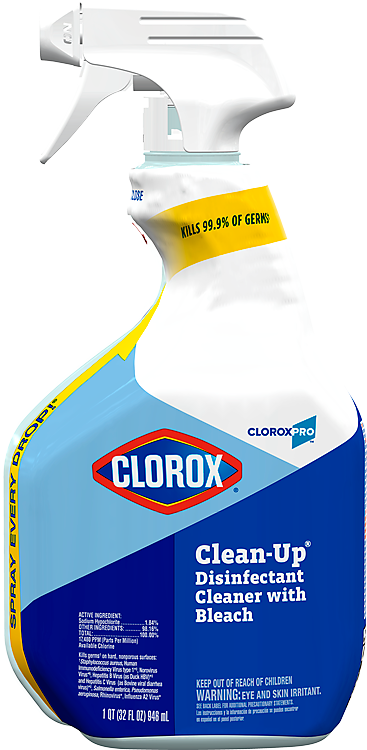 Clorox Clean-Up® Disinfectant Cleaner with Bleach(9 Trigger Bottles Per Case)