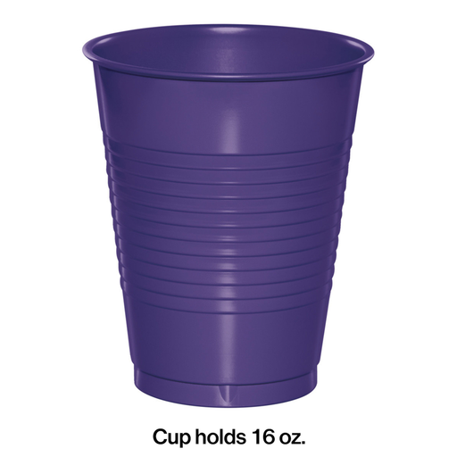 Purple 16oz Plastic Cups (240 Cups Per Case)