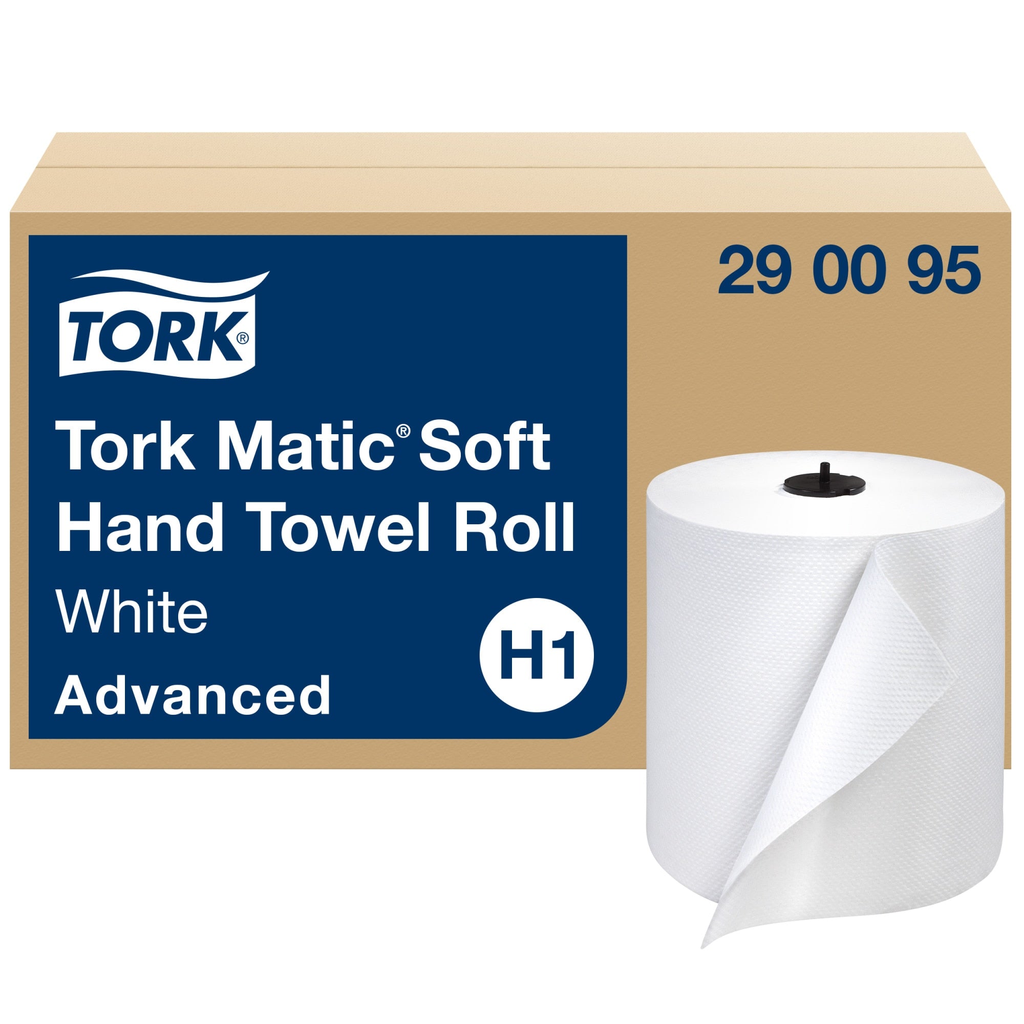 Tork Advanced Soft Hand Roll Towel 1-Ply 7.7X900 White — Case of 6 (290095)