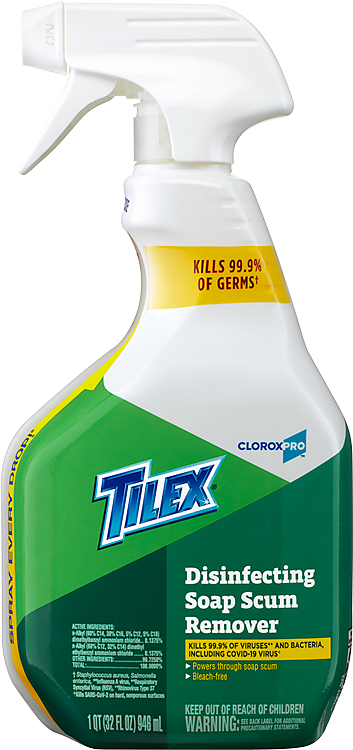 Tilex® Soap Scum Remover & Disinfectant 32oz (9 Trigger Bottles Per Case) (Copy)