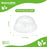 Compostable Lids Clear Cold Cups (96mm)