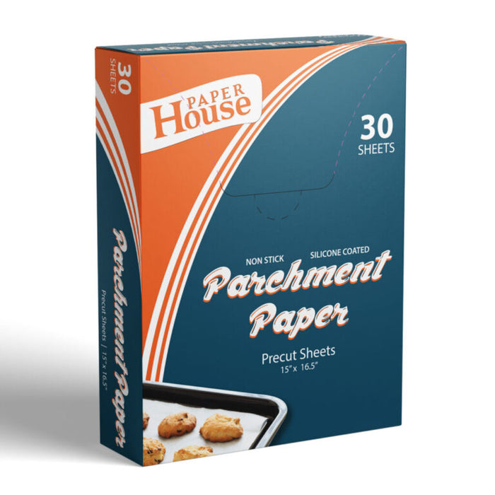 Parchment Paper Sheets 15"x 16.5"inches (30 Sheets Per Box)