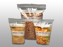 6" x 8" + 4"BG 1.75 mil Zipper Stand-Up Pouch -- Pint, 500 Bags Per Case