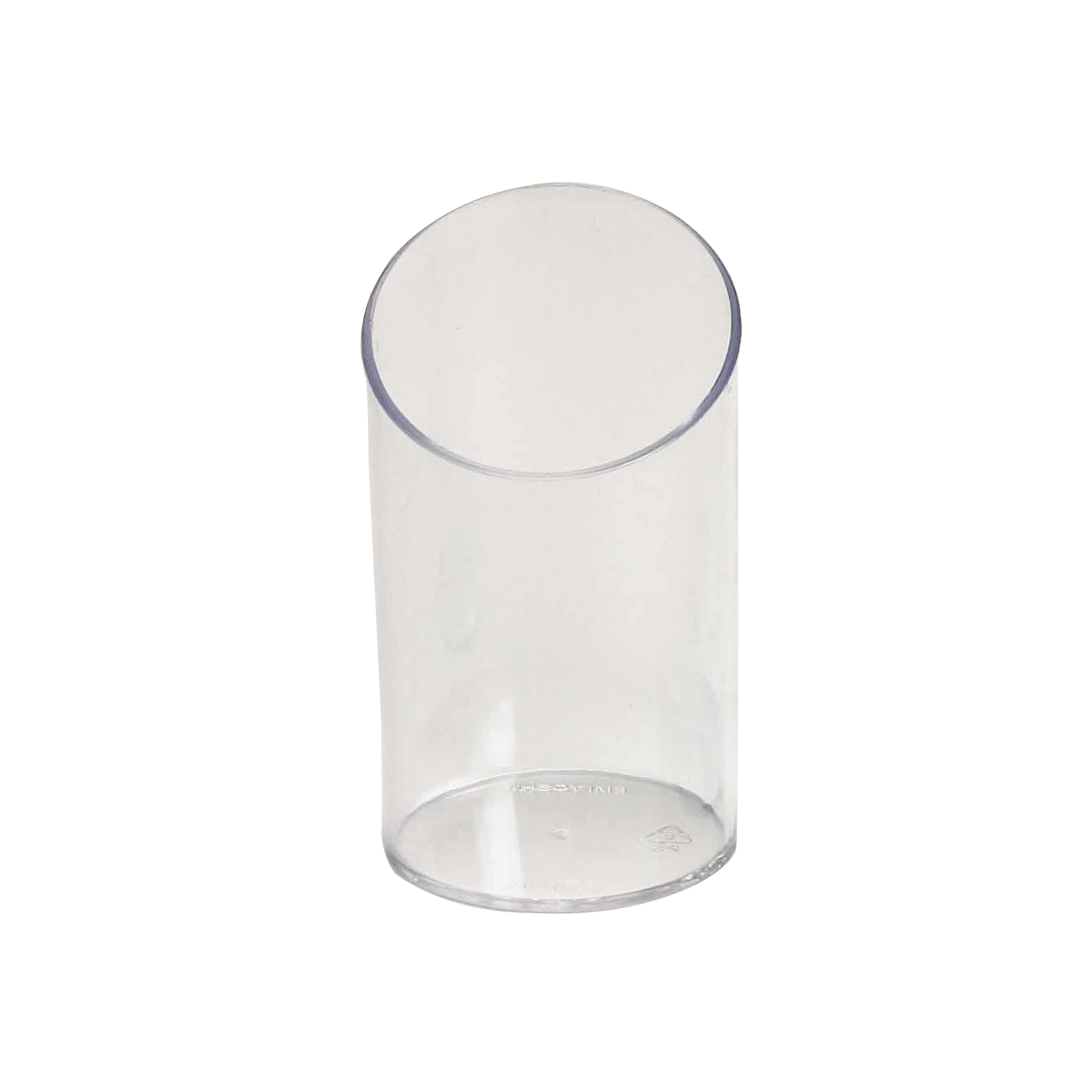 Fineline Tiny Temptations 2.7 oz Slanted Flasket Bowl — Angled Mini Tasting Bowl | 200/Case