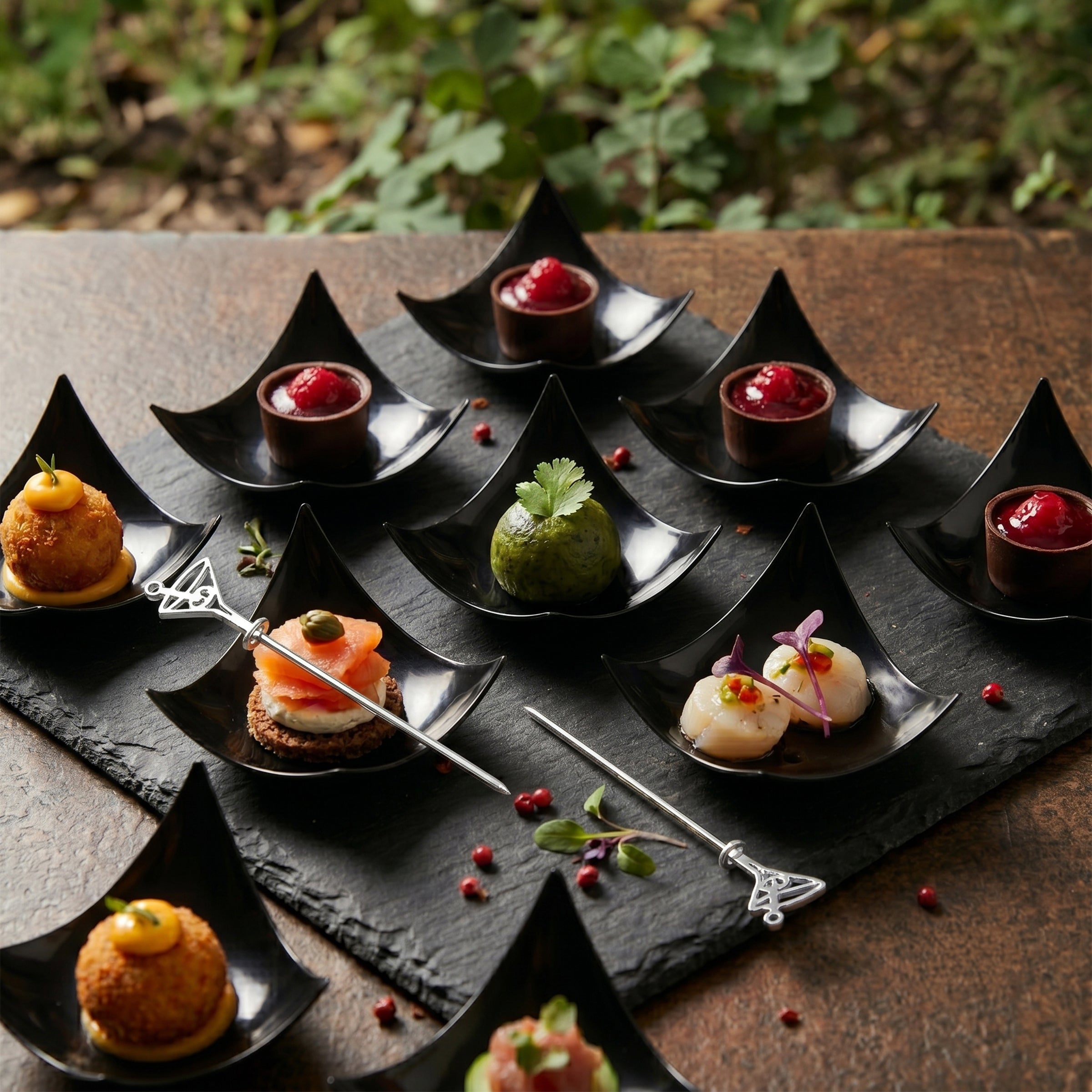 Fineline EMI-612 Aster Dish | Disposable Plastic Catering Miniware