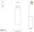 TALL SQUARE PET CLEAR JUICE BOTTLE