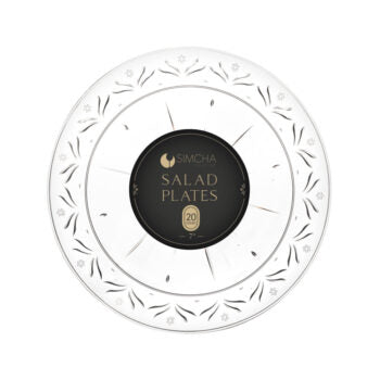 Simcha Collection Plastic Clear 7" Plates