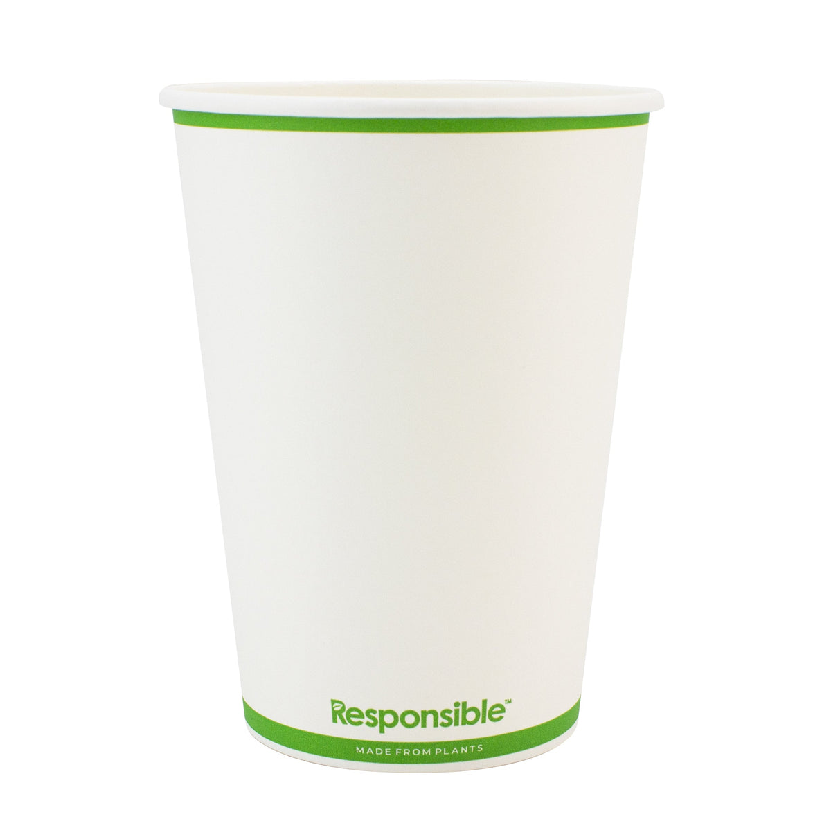 32 oz white compostable paper food container